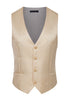 Load image into Gallery viewer, Stand Collar Jacquard Black 3 Pieces Prom Suits