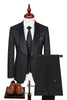 Load image into Gallery viewer, Dark Green Jacquard Shawl Lapel 3 Pieces Prom Suits