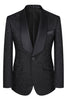 Load image into Gallery viewer, Dark Green Jacquard Shawl Lapel 3 Pieces Prom Suits
