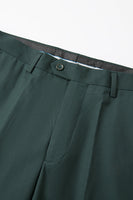 Load image into Gallery viewer, Dark Green Jacquard Shawl Lapel 3 Pieces Prom Suits