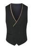 Load image into Gallery viewer, Black Jacquard Shawl Lapel 3 Pieces Prom Suits