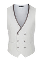 Load image into Gallery viewer, Black Jacquard Shawl Lapel 3 Pieces Prom Suits