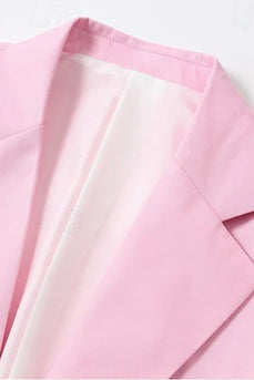 Blush Notched Lapel Classic Men's Prom Blazer
