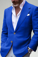 Load image into Gallery viewer, Blush Notched Lapel Classic Men&#39;s Prom Blazer