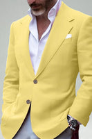 Load image into Gallery viewer, Blush Notched Lapel Classic Men&#39;s Prom Blazer