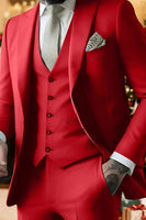 Load image into Gallery viewer, 3 Pieces Sage Peaked Lapel Classic Men&#39;s Prom Suits