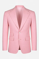 Load image into Gallery viewer, Light Pink Notched Lapel Single Breasted Men&#39;s Prom Blazer