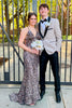 Load image into Gallery viewer, Light Khaki Shawl Lapel 3-Piece Men&#39;s Prom Suits with One Button