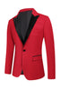 Load image into Gallery viewer, Red Peak Lapel One Button 2 Piece Men&#39;s Prom Suits