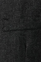 Load image into Gallery viewer, Black Single Breasted  V Neck Men&#39;s Retro Casual Vest