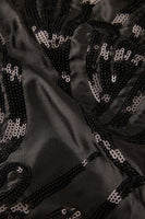 Load image into Gallery viewer, Black Jacquard One Button Men&#39;s Blazer