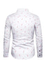 Load image into Gallery viewer, Feather Print Men&#39;s Long Sleeve Plus Size Shirt