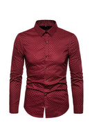 Load image into Gallery viewer, Fashion Print Long Sleeve Men&#39;s Plus Size Shirt