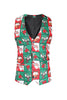 Load image into Gallery viewer, Red and Green 3 Piece Christmas Party Men&#39;s Suits