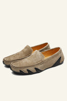 Load image into Gallery viewer, Nubuck Leather Men&#39;s Peas Shoes