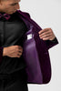 Load image into Gallery viewer, Peak Lapel Dark Purple Single Breasted Men&#39;s Blazer