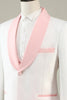 Load image into Gallery viewer, Light Pink Shawl Lapel 3 Piece Men&#39;s Prom Suits