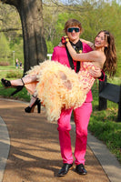 Load image into Gallery viewer, Shawl Lapel Hot Pink One Button 3-Piece Prom Suits