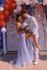 Load image into Gallery viewer, White Jacquard Shawl Lapel One Button 2 Pieces Men&#39;s Prom Suits