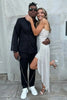 Load image into Gallery viewer, Black 2 Pieces Slim Fit Notched Lapel Men&#39;s Prom Suits