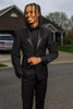 Load image into Gallery viewer, Black 2 Pieces Notched Lapel Men&#39;s Wedding Suits