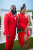Load image into Gallery viewer, Red 2 Pieces Peaked Lapel Men&#39;s Prom Suits