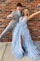 Load image into Gallery viewer, Grey 2 Pieces Slim Fit Notched Lapel Single Breasted Men&#39;s Prom Suits