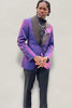 Load image into Gallery viewer, Metallic Purple 2 Piece Shawl Lapel Men&#39;s Prom Suits