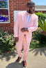 Load image into Gallery viewer, Pink Notched Lapel 2 Pieces Men&#39;s Prom Suits