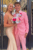 Load image into Gallery viewer, Notched Lapel 2 Pieces Pink Men&#39;s Prom Suits