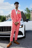 Load image into Gallery viewer, Notched Lapel Pink 2 Pieces Men&#39;s Prom Suits