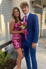 Load image into Gallery viewer, Blue 2 Pieces Notched Lapel Men&#39;s Prom Suits