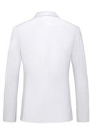 Load image into Gallery viewer, Notched Lapel 2 Pieces White Men&#39;s Prom Suits
