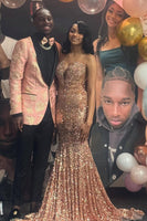 Load image into Gallery viewer, Shawl Lapel 2 Pieces Printed Pink Men&#39;s Prom Suits