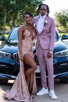 Load image into Gallery viewer, Lilac Shawl Lapel 2 Pieces Men&#39;s Prom Suits