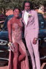 Load image into Gallery viewer, Lilac Shawl Lapel 2 Pieces Men&#39;s Prom Suits