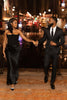 Load image into Gallery viewer, Black 2 Pieces Plaid Notched Lapel Men&#39;s Prom Suits