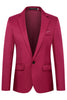 Load image into Gallery viewer, Notched Lapel 2 Pieces Dark Red Men&#39;s Prom Suits