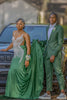 Load image into Gallery viewer, Green 2 Pieces Notched Lapel Satin Men&#39;s Prom Suits