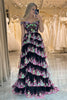 Load image into Gallery viewer, Off the Shoulder Purple Corset Prom Dress with Slit