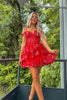 Load image into Gallery viewer, Sparkly Blue Corset Tiered Lace A-Line Short Graduation Dress