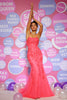 Load image into Gallery viewer, Spaghetti Straps Appliques Mermaid Prom Dress