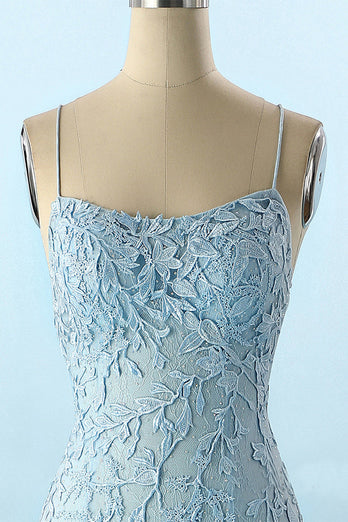 Mermaid Yellow Long Prom Dress with Appliques