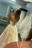 Load image into Gallery viewer, Red Spaghetti Straps Long Prom Dress with Appliques