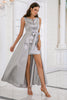 Load image into Gallery viewer, Grey High-low Bodycon Party Dress