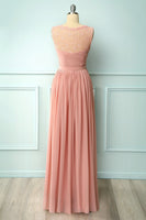 Load image into Gallery viewer, Long V-neck Bridesmaid Dress