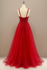 Load image into Gallery viewer, Red Sweetheart Tulle Prom Dress with Beading