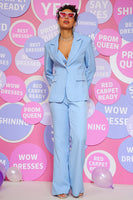 Load image into Gallery viewer, Sky Blue Prom Party Suit for Women