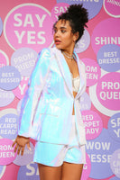 Load image into Gallery viewer, White Sparkly Prom Party Suit for Women