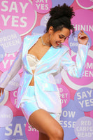 Load image into Gallery viewer, White Sparkly Prom Party Suit for Women